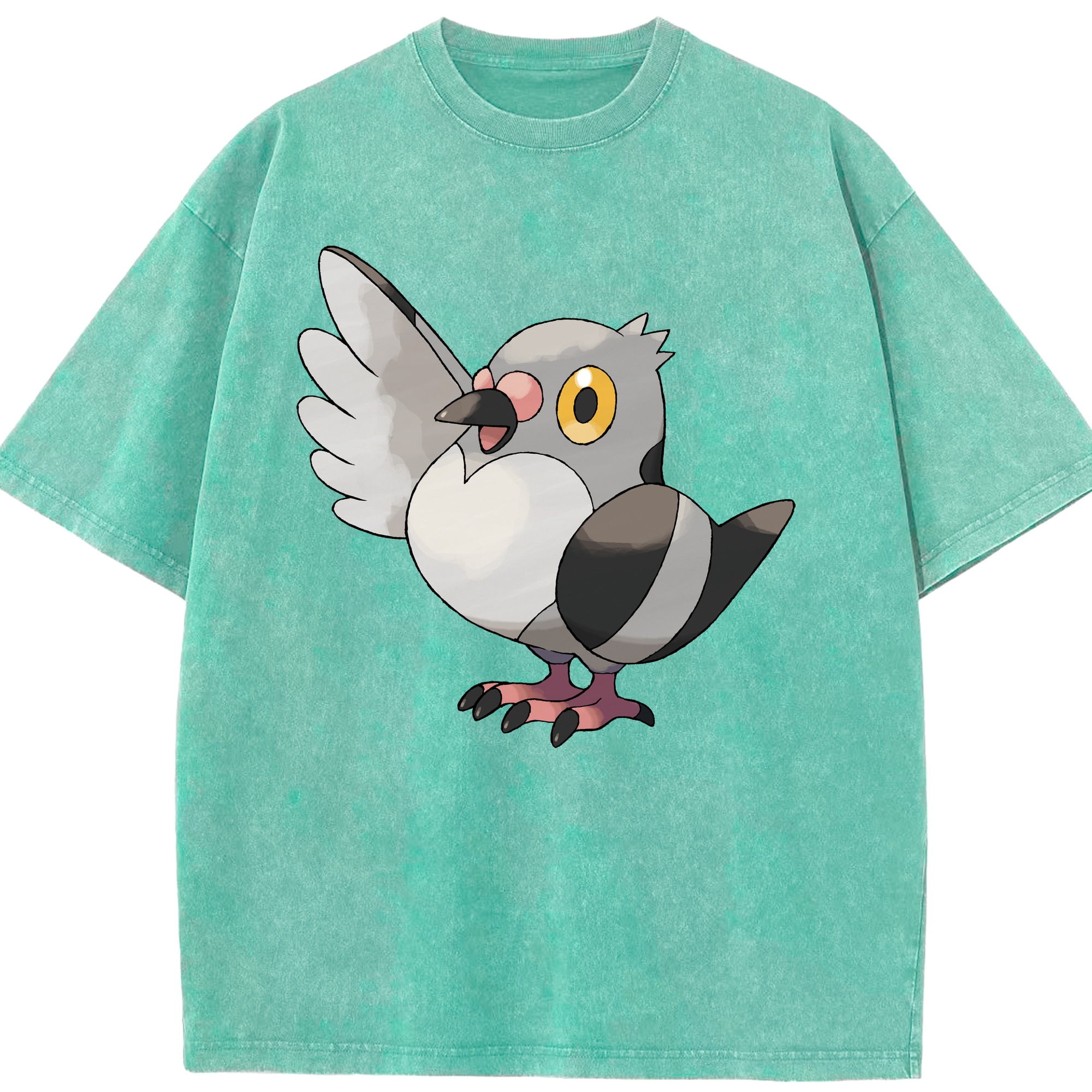 （画像用） ポケットモンスター Pokémon 綿100% ヴィンテージ風 半袖Tシャツ（フロントプリント）